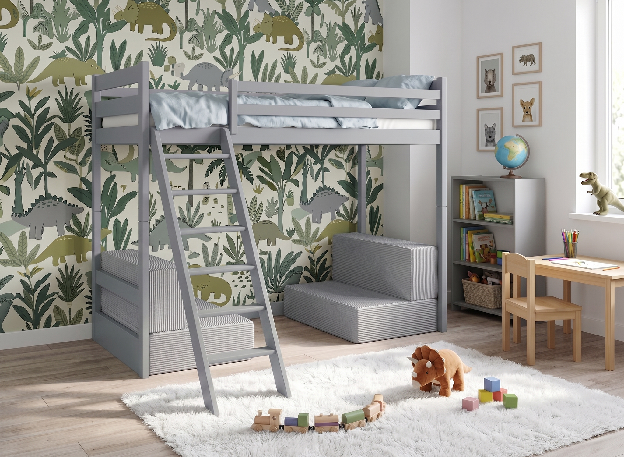 SOFENA loft bed with modular sofa – Lano Furniture